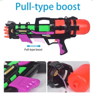Pistol cu Apa pentru copii WATER GUN EBA, Rezervor 1250 ml, raza de actiune 6 m, dimensiune 60 cm