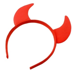 Set 4 accesorii costum diavolita EBA, cornite, trident, codita, papion