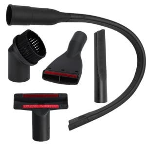 Set 5 accesorii aspirator EBA, pentru Aspiratoare Karcher WD3m WD3P, WD2/WD4/WD5/WD6, Universale, Adaptor inclus, Negru