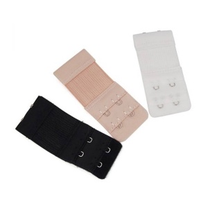 Set prelungire sutien EBA, 3 pozitii de prindere, 3 bucati, Alb, Negru si Crem