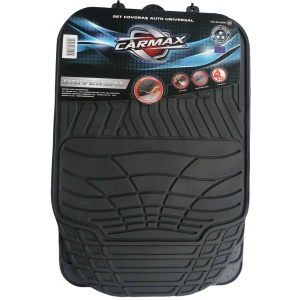 CARMAX Covorase auto, EBA, universale, cauciuc, dimensiuni 65 x 43.5 cm, set 4 bucati