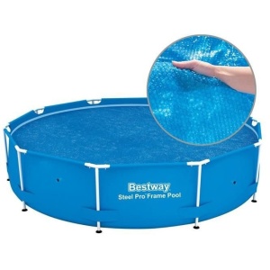 Folie solara EBA pentru incalzire apa piscina, diametru 305 cm, mentine si incalzeste temperatura apei