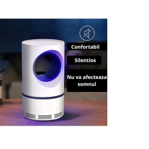 Lampa portabila cu lumina UV impotriva tantarilor EBA, cu alimentare USB, silentios, usor de tranportat