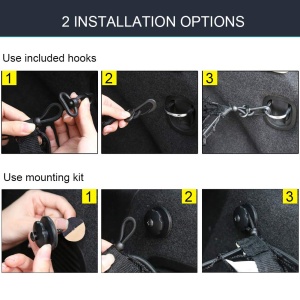 Plasa portbagaj auto EBA pentru fixare bagaje, 90 x 40 cm