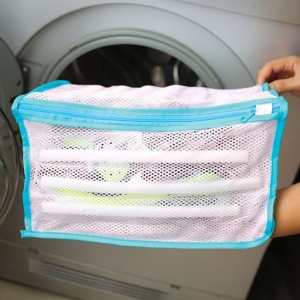 Sac pentru spalat incaltamintea, EBA, poliester, pereti din spuma, dimensiuni 33 x 19 x 15 cm