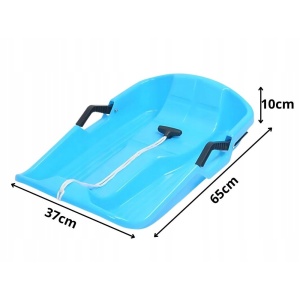 Sanie Bob cu frane laterale EBA, inclus sfoara de tras, dimenisuni 65 x 37 cm x 10 cm