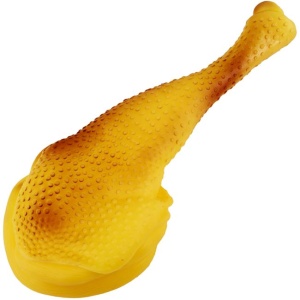 Jucarie pentru caini in forma de pulpa de pui, EBA, 28 cm