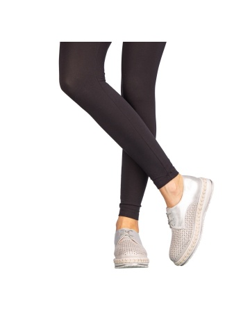 Pantofi casual dama Asiha сребристи