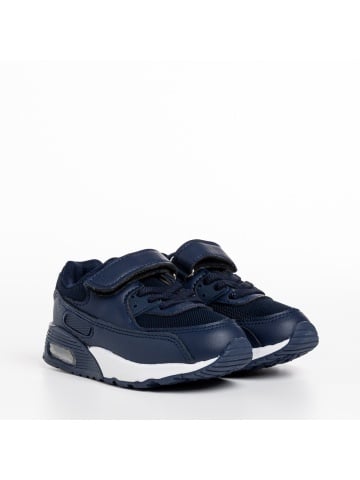 Дамски спортни обувки сини от текстилен материал Reyn