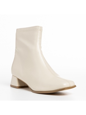 Дамски боти бежови от еко кожа Ainsley
