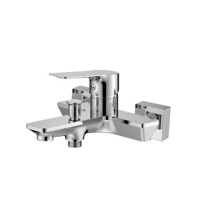 Baterie cadă duș Optima Onix, cartuș ceramic Sedal Ø35 mm, aerator Neoperl, design modern