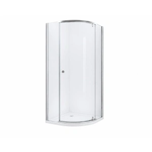 Cabină de duș Optima Splendor 80x80 cm, sticlă securizată 6 mm, profil cromat, deschidere batantă 90°, Nano Easy Clean