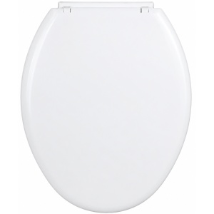Capac WC Optima Lotus, polipropilenă, soft-close, alb, 46,2 × 37,7 cm