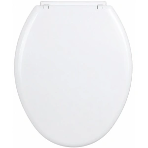 Capac WC Optima Lotus, polipropilenă, soft-close, alb, 46,2 × 37,7 cm