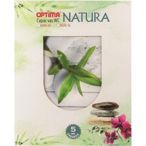 Capac WC Optima Natura Bamboo, MDF, 43,5 x 37,5 cm - Img 4