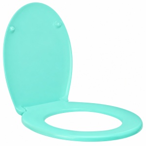 Capac WC universal Optima Plus Calypso Green, polipropilenă, 44 x 37,5 cm