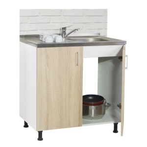 Mobilier bucătărie Tender Kit, Inferior, 80cm, Sonoma - Img 2
