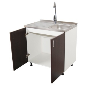 Mobilier bucătărie Tender Kit, Inferior, 80cm, Wenge - Img 2