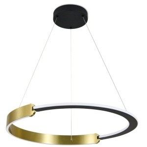 Pendul LED 36W auriu și negru 3CCT Lunus Carlia T