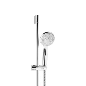 Set duș Optima Domus, 4 funcții, furtun extensibil 1.7–2.3 m, bară 74 cm