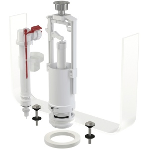 Set mecanism WC cu acţionare simplă SA2000S 3/8" CHROM