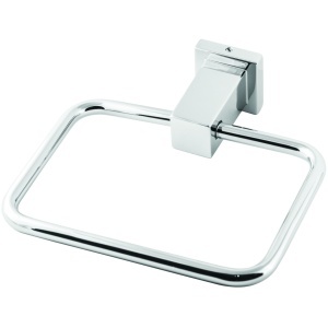 Suport prosop cubic Optima Carl, cromat, 65 x 7,5 cm