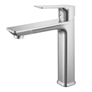 Baterie lavoar Optima Onix M, cartuș ceramic Sedal Ø35 mm, aerator Neoperl, design modern cromat