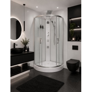 Cabina de dus cu hidromasaj, 90x90cm, Optima Carmen - Img 2