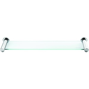 Etajeră baie Optima Aida din sticlă securizată, 54x12 cm, montaj pe perete