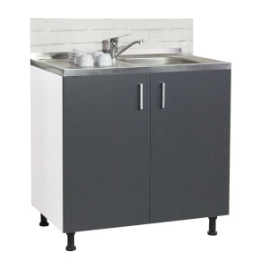 Mobilier bucătărie Tender Kit, Inferior, 80cm, Antracit