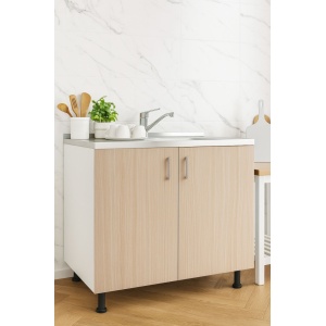 Mobilier bucătărie Tender Kit, Inferior, 80cm, Fag - Img 3