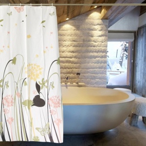 Perdea de baie PEVA 180x200 cm – Dandelions