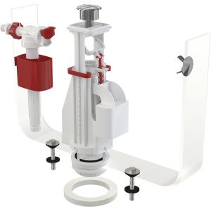 Set mecanism WC cu acţionare dublă SA08A 3/8" CHROM