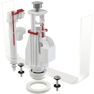 Set mecanism WC cu acţionare dublă SA08AS 3/8" CHROM