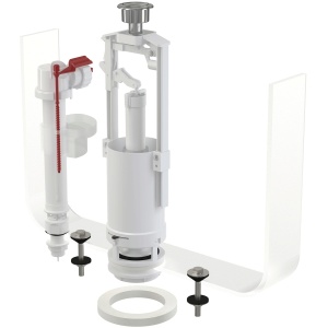 Set mecanism WC cu acţionare simplă SA2000S 1/2" CHROM