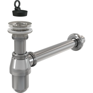 Sifon lavoar DN 32 cu ventil 5/4", metal A437