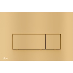 Clapetă de acționare WC Alca GOLD Mat – acționare dublă, profil slim 5,5 mm