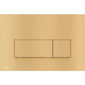 Clapetă de acționare WC Alca GOLD Mat – acționare dublă, profil slim 5,5 mm