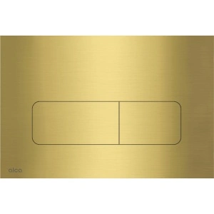 Clapetă WC Alca Moon din alamă, acționare dublă, finisaj anti-amprentă și design premium. Compatibilă cu toate rezervoarele Alca încastrate.