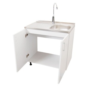 Mobilier bucătărie Tender Kit, Inferior, 80cm, Alb - Img 2