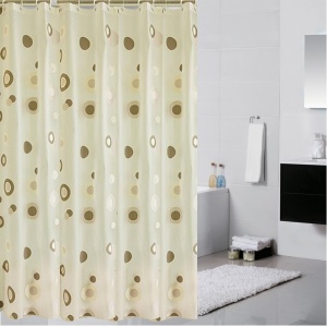 Perdea de baie PEVA 180x200 cm Coffee Circles