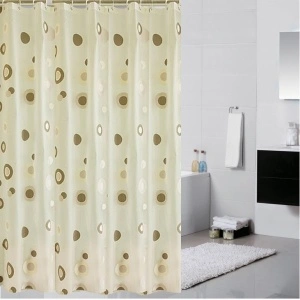 Perdea de baie PEVA 180x200 cm Coffee Circles