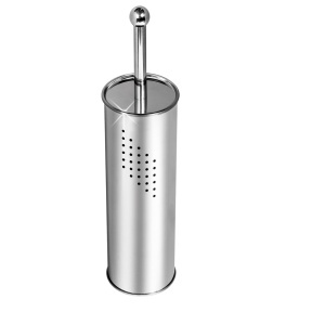 Perie WC cu suport din oțel inoxidabil, Ø 10 cm, H 38 cm