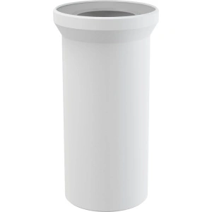 Racord pentru vas WC pe pardoseală, drept, DN 110, lungime 250 mm, PP, alb A91-250