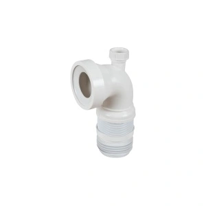 Racord WC extensibil cu cot la 90° și racord ms