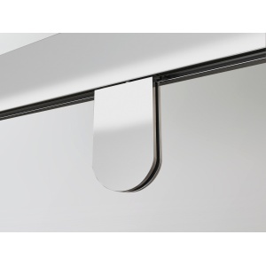 Ușă de nișă Optima Elegance 90 cm, sticlă securizată 6 mm, profil cromat, deschidere exterior, Nano Easy Clean - Img 4