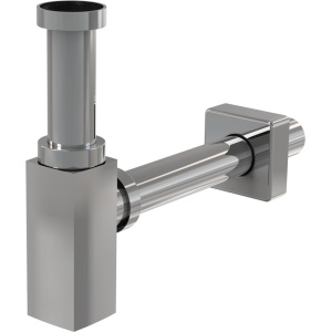 Sifon lavoar DN32 DESIGN metal, unghiular A401