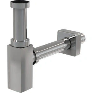 Sifon lavoar DN32 DESIGN metal, unghiular A401