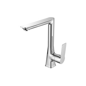 Baterie Bucătărie Optima Onix Crom, Cartuș Ceramic Sedal, Aerator Neoperl