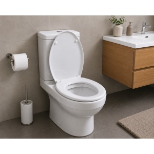 Capac WC Optima Dream Alb, Duroplast, Soft Close, Universal - Img 4